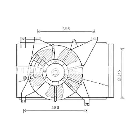 Ventilator motor MAZDA 2 2007->2014 pentru 1.5, perioada 2007 2008 2009 2010 2011 2012 2013 2014 2015