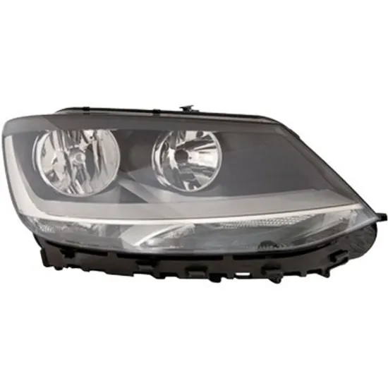 Far dreapta VW SHARAN 2006->2020 perioada 2010 2011 2012 2013 2014 2015 pana la an de fabricatie 2015, cu motor reglaj, semnal transparent, cu reglaj electric, cu bec H7/H7