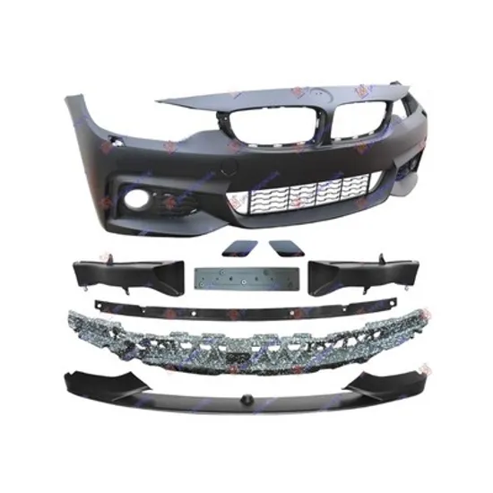 Bara Fata BMW 4 Coupe F32, F82 2013-> Bara fata (M-STYLE) (cu gauri spalator far ), Perioada 2013 2014 2015 2016 2017 2018 2019