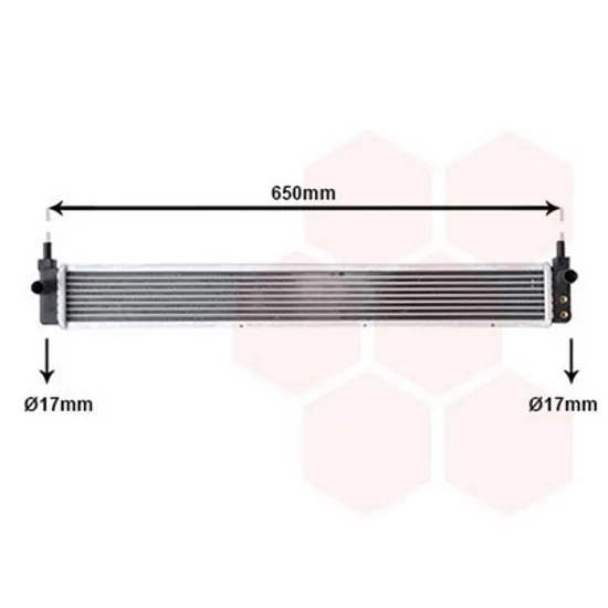Radiator Motor TOYOTA PRIUS 3 2008->2020 Radiator apa suplimentar 1.8 (600x62x24) Perioada 2009 2010 2011 2012 2013 2014 2015 2016