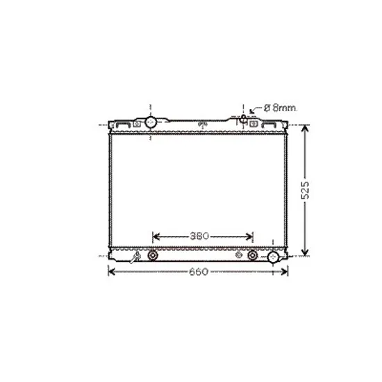 Radiator apa KIA SORENTO 1 2002->2009 pentru 2.5 CRDi, perioada 2002 2003 2004 2005 2006 2007 2008 2009 2010 2011