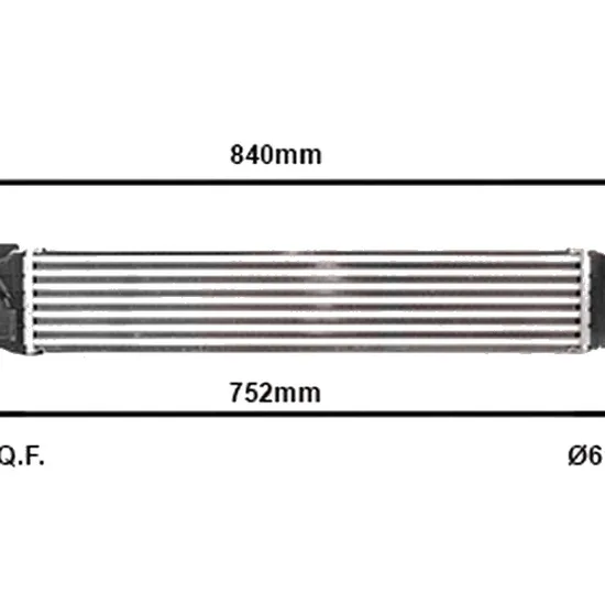 Intercooler MINI MINI COOPER F56 2013-> One 75KW 102CP , pentru motor B38 A12 A perioada 2014 2015,2016 2017