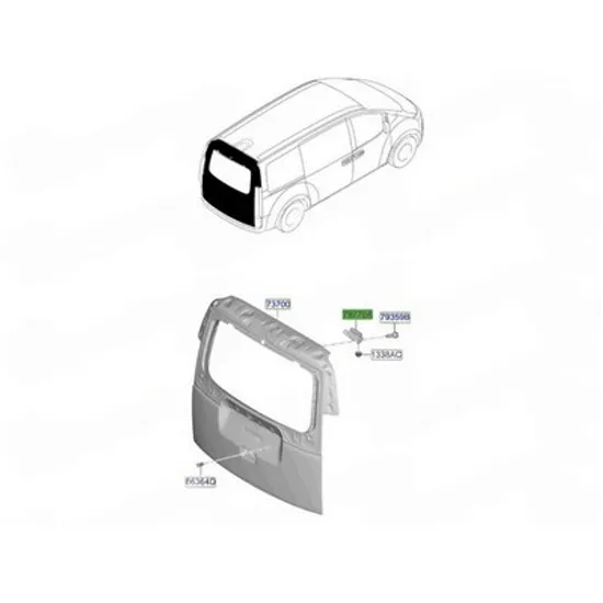 Balama Capota spate HYUNDAI SANTA FE 4 2018-> Balama Capota spate (O) Perioada 2018 2019 2020