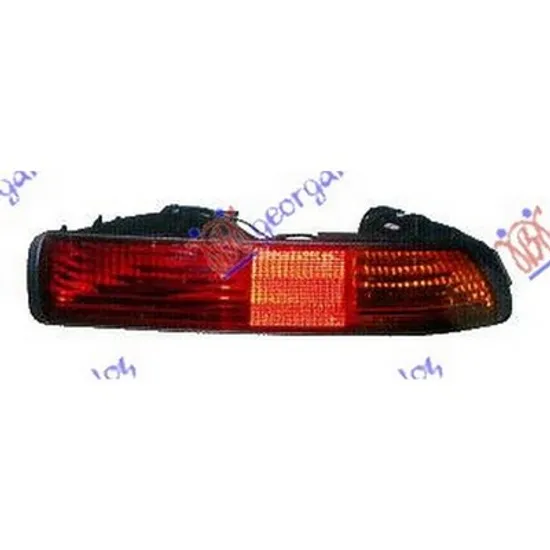 Stop Ceata Spate MITSUBISHI PAJERO 3 1999->2007 Lampa ceata bara spate ->2003 stanga, Perioada 2000 2001 2002 2003