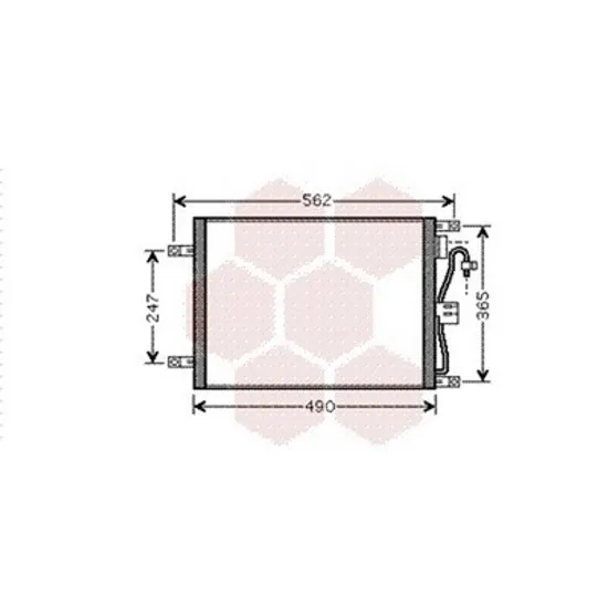 Radiator Aer Conditionat NISSAN MICRA 3 2002->2010 Radiator aer conditionat 1.5 DCI 49x37.6x1.6 Perioada 2003 2004 2005 2006 2007 2008 2009 2010