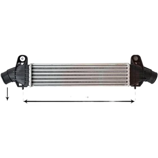 Intercooler FORD MONDEO 3 2000->2007 pentru 2.0 16V TDDi / TDCi, perioada 2000 2001 2002 2003 2004 2005 2006 2007