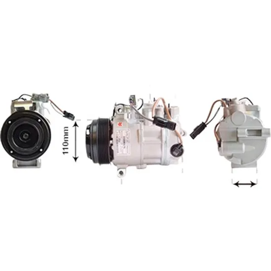 Compresor aer conditionat MERCEDES GLK-CLASS X204 2008->2015 pentru 200 CDI , perioada 2010 2011 2012 2013 2014 2015