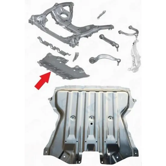 Scut Motor BMW 7 G11 2015-> Scut motor fata plastic aluminiu Perioada 2019 2020 2021 2022