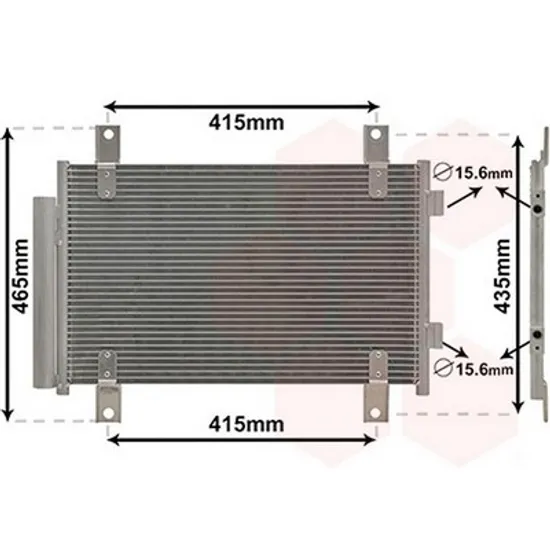 Radiator Aer Conditionat PEUGEOT BOXER 244 2001->2009 Radiator aer conditionat benzina/ diesel 53 7x34x16 Perioada 2004 2005 2006