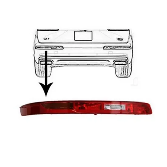 Lampa stop spate stanga AUDI Q7 2015-> perioada 2015 2016 2017 2018 2019 , cu lampa de ceata cu lumini de mers inapoi,
