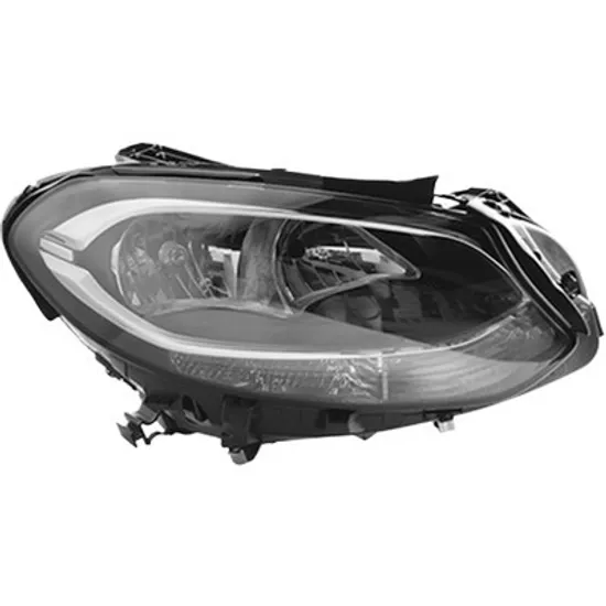Far dreapta MERCEDES B-CLASS W246 2011->2018 perioada 2011 2012 2013 2014 2015 2016 2017 2018 de la an de fabricatie 10/2014, cu motor reglaj, cu reglaj electric, cu bec H7/H7