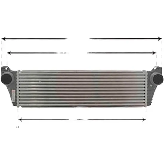 Intercooler MERCEDES V-CLASS VIANO W639 2010-> CDI 3.0 150KW 204CP , pentru motor OM 642.990 perioada 2006 2007,2008,2009,2010 2011