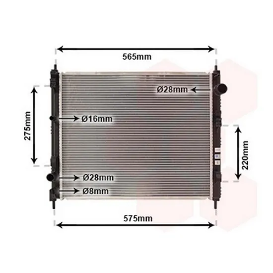 Radiator Motor NISSAN JUKE F16 2019-> Radiator apa 1 5 DCi 47,8x44,4x27 Perioada 2015 2016 2017 2018 2019 2020 2021