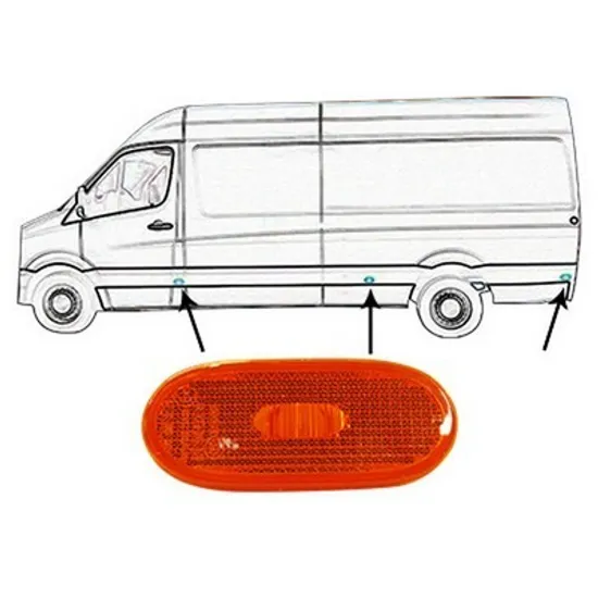 Lampa Laterala MERCEDES SPRINTER 906 2006->2017 Lampa gabarit laterala Perioada 2006 2007 2008 2009 2010 2011 2012 2013 2014 2015 2016 2017 2018 2019 2020 2021 2022