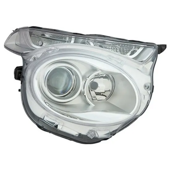 Far dreapta CITROEN C1 II 2014-> perioada 2014 2015 2016 2017 2018 2019 fara motor reglaj, semnal transparent, cu reglaj electric, cu bec H7/H7