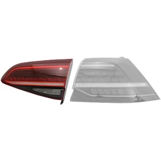 Lampa stop spate dreapta VW GOLF 7 2012->2020 perioada 2013 2014 2015 2016 2017 2018 de la an de fabricatie 01/2017, rosu, dinamic, cu lampi LED, cu functie semnalizare, cu semnal LED, interior, cu bec LED,