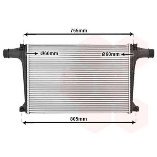 Intercooler AUDI Q7 2015-> Radiator intercooler 2.0 TFSi benzina - 3.0 TDi diesel (690x480x32) Perioada 2015 2016 2017 2018 2019 2020 2021 2022