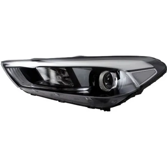 Far stanga HYUNDAI TUCSON 3 2015->2020 perioada 2015 2016 2017 2018 2019 2020 pana la an de fabricatie 2018, cu motor reglaj, cu bec H7/H7