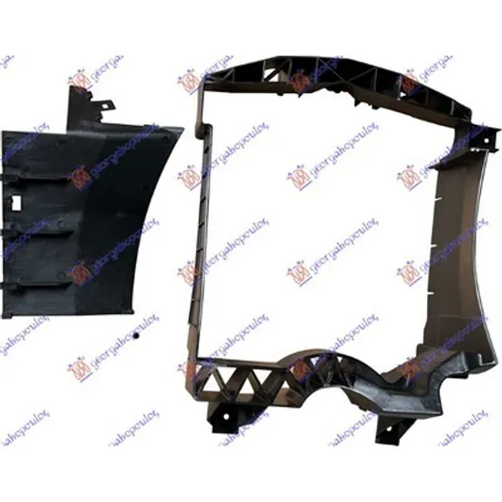 Admisie aer LAND ROVER RANGE ROVER 4 2012-> Suport conducta admisie aer radiator plastic DREAPTA Perioada 2012 2013 2014 2015 2016 2017