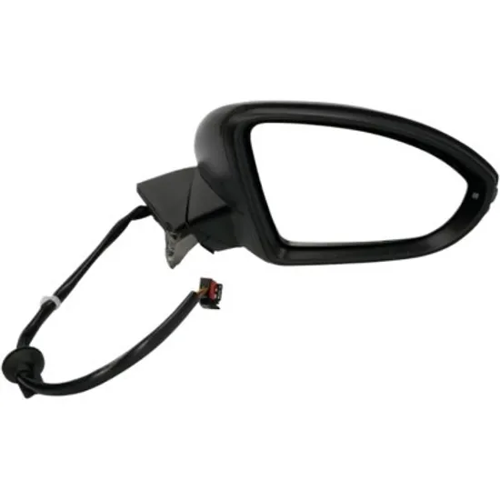 Oglinda exterioara dreapta VW TOURAN 2010->2016 perioada 2020 2021 2022 2023 2024 2025 , cu semnal, inaltime cm 24, latime cm 15, reglaj electric, numar pini 10, cu memorie, cu incalzire,