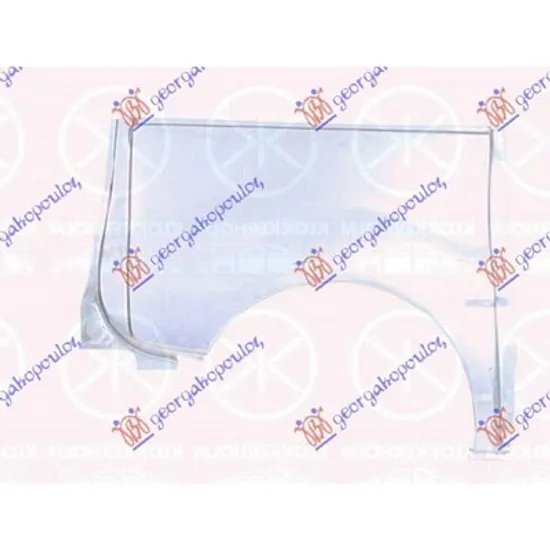 Aripa Spate OPEL VIVARO A 2001->2014 Aripa spate partial scurt dreapta Perioada 2001 2002 2003 2004 2005 2006 2007 2008 2009 2010 2011 2012