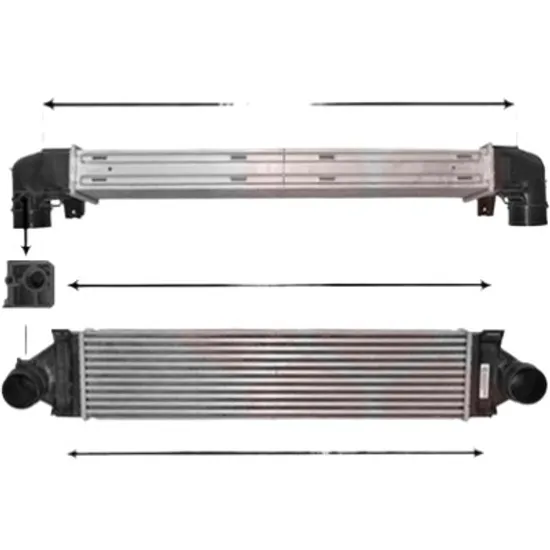 Intercooler VOLVO V40 Cross Country 2012-> D3 110KW 150CP , pentru motor D 5204 T6 perioada 2012 2013,2014 2015