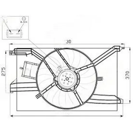 Ventilator Motor SAAB 9-3 2002->2015 Ventilator (simplu) benzina Perioada 2007 2008 2009 2010 2011 2012