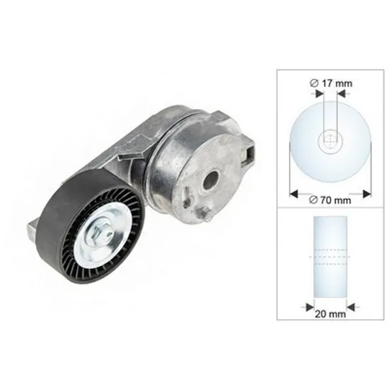 INTINZATOR CUREA TRANSMISIE JEEP COMMANDER 5.7 V8 4x4 -240KW/326CP- 5654cmc, pentru motor EZB, perioada 2005,2006,2007,2008,2009,2010
