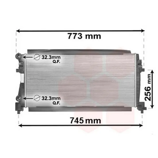 Radiator Motor SEAT LEON 2012-> Radiator apa 1.2 TFSi - 1.6 TDi 650x325x24 Perioada 2012 2013 2014 2015 2016 2017