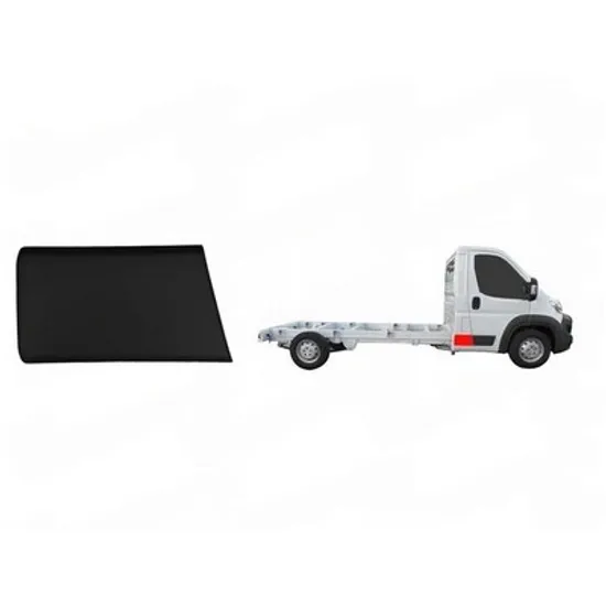 Bandou Lateral PEUGEOT BOXER 2006-> Bandou stalp Usa fata negru (caroserie deschisa) DREAPTA Perioada 2014 2015 2016 2017 2018 2019 2020
