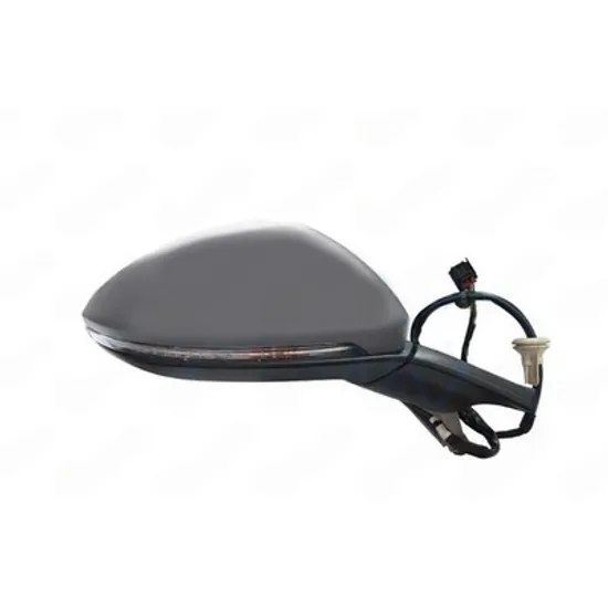 Oglinda VW GOLF 7 2012->2020 Oglinda exterioara electrica cu incalzire cu rabatare electrica pentru vopsit (cu semnal si senzor banda si memorie) (12+2 PIN) DREAPTA Perioada 2016 2017 2018 2019