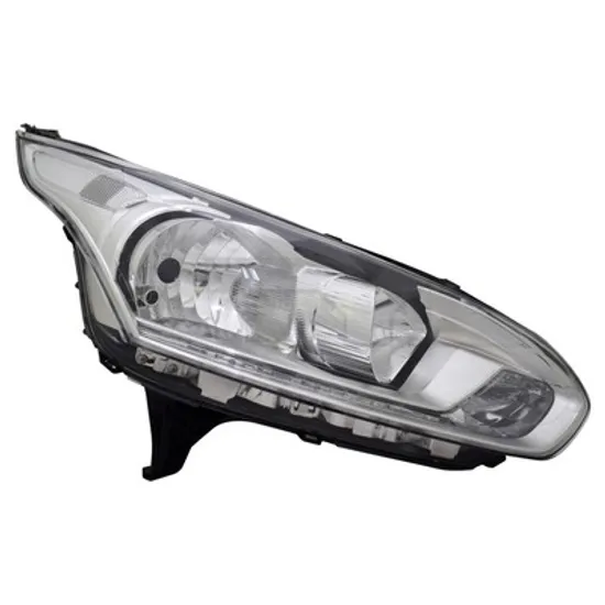 Faruri FORD TRANSIT CONNECT 2014-> Far reglaj electric cromat (semnal alb/Reflector alb) (E) (DEPO) DREAPTA Perioada 2013 2014 2015 2016 2017 2018 2019