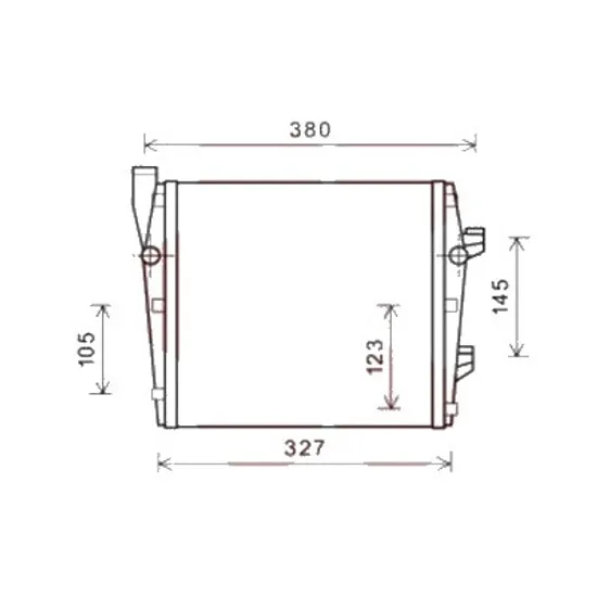 Radiator apa DREAPTA PORSCHE CAYENNE 92A 2010-> pentru 3.0 S E-Hybrid, 3.0 S E-Hybrid Platinium Edition, 3.0 S Hybrid, perioada 2010 2011 2012 2013 2014 2015