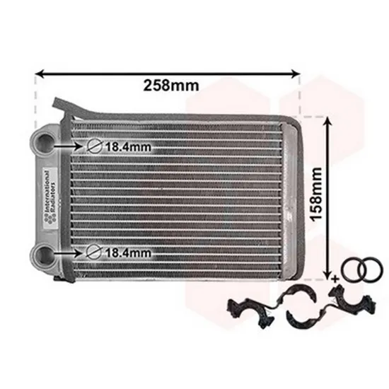 Radiator Incalzire OPEL ZAFIRA C 2011-> Calorifer (BR) (205x155x32) Perioada 2016 2017 2018 2019 2020 2021 2022