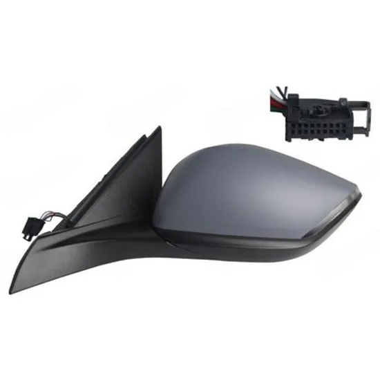 Oglinda PEUGEOT 308 3 2021-> Oglinda exterioara electrica cu incalzire cu rabatare electrica pentru vopsit (cu semnal LED si lampa podea) (18H9P) STANGA Perioada 2021 2022 2023 2024 2025