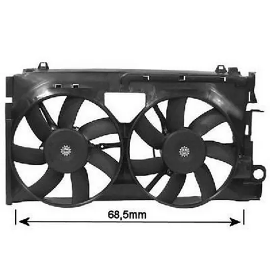 Ventilator Motor PEUGEOT PARTNER 1996->2010 Electroventilator complet dublu cu aer conditionat benzina, 1996->2002 Perioada 1996 1997 1998 1999 2000 2001 2002