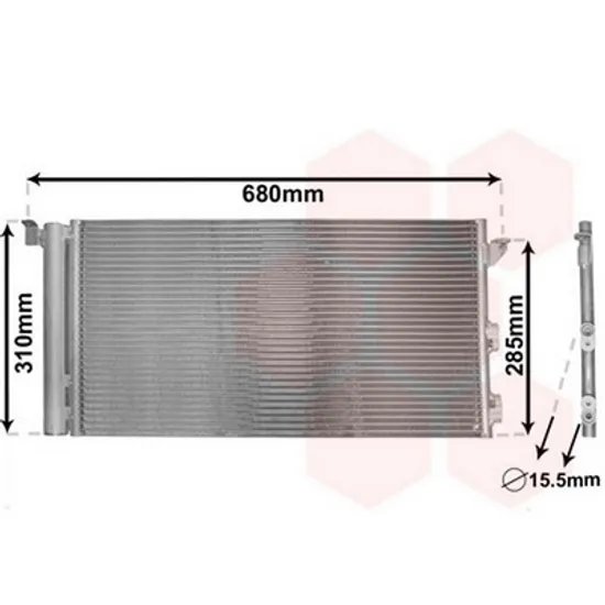 Radiator Aer Conditionat FIAT PANDA 169 2003->2013 Radiator aer conditionat benzina ->2006 si diesel toate modelele (57x32) Perioada 2003 2004 2005 2006