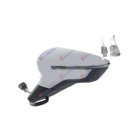 Oglinda SEAT IBIZA 5 2017-> Oglinda exterioara electrica cu incalzire cu rabatare electrica pentru vopsit (cu semnal &senzor de banda) (8+2 PIN) stanga Perioada 2017 2018 2019 2020 2021 2022 2023