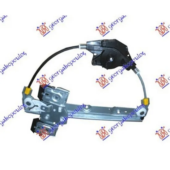 Macara Usa FORD FIESTA 5 JH 2008->2017 Macara usa spate electrica (fara motor) dreapta Perioada 2008 2009 2010 2011 2012 2013 2014 2015 2016 2017