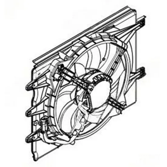 Ventilator Motor FIAT 500L 2012-> Ventilator (+A/C) 1.4 - Perioada 2017 2018 2019 2020 2021 2022 2023