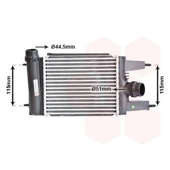 Intercooler NISSAN JUKE F16 2019-> Radiator intercooler 1.2 DIG-TURBO benzina Perioada 2015 2016 2017 2018 2019 2020 2021