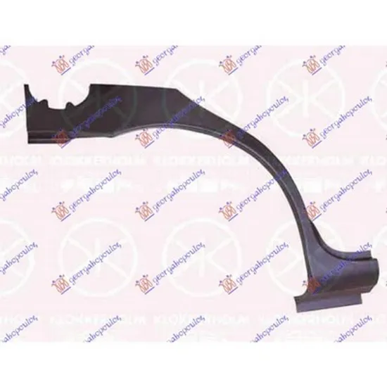 Pasaj Aripa ALFA ROMEO 147 2000->2010 Pasaj reparatie aripa spate 5 usi dreapta, Perioada 2001 2002 2003 2004 2005 2006 2007 2008 2009 2010