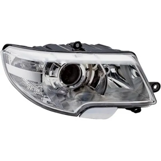Faruri SKODA SUPERB 2 2008->2015 Far (cu motor) (E) (fara LOGO) (TYC) dreapta Perioada 2008 2009 2010 2011 2012 2013 2014 2015