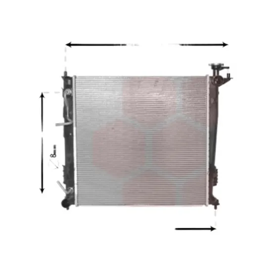 Radiator apa HYUNDAI ix35 / TUCSON 2009-> pentru 2.0 CRDi, perioada 2010 2011 2012 2013 2014 2015 2016 2017