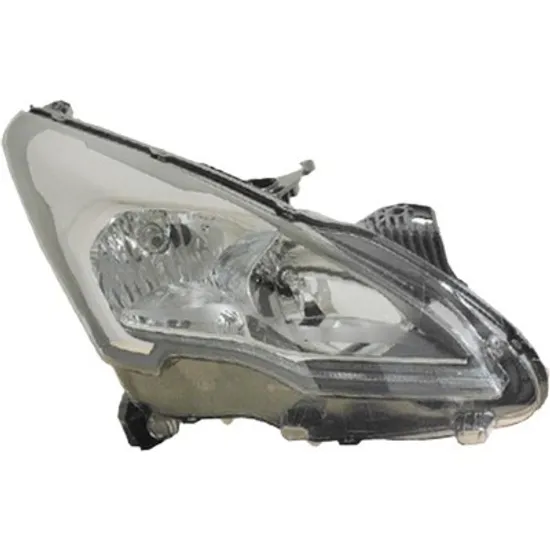 Far dreapta PEUGEOT 5008 1 2009->2017 perioada 2010 2011 2012 2013 2014 2015 2016 2017 de la an de fabricatie 11/2013, cu motor reglaj, semnal transparent, cu reglaj electric, cu bec H7/H7