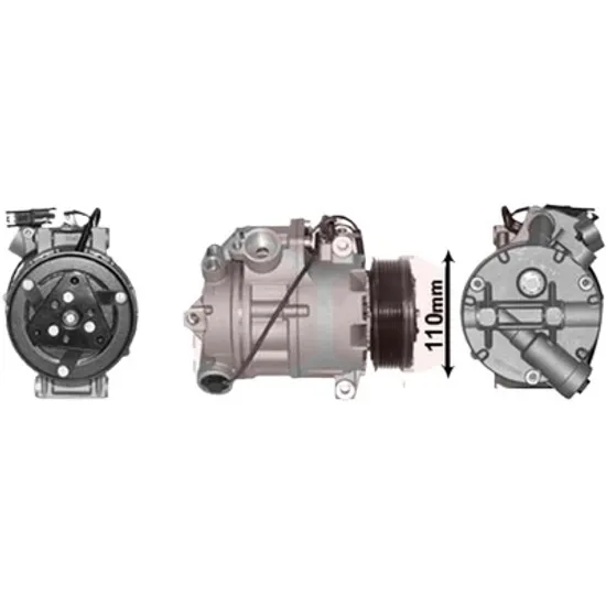 Compresor aer conditionat BMW X5 E70 2006->2013 pentru xDrive 30 i, perioada 2007 2008 2009 2010 2011 2012