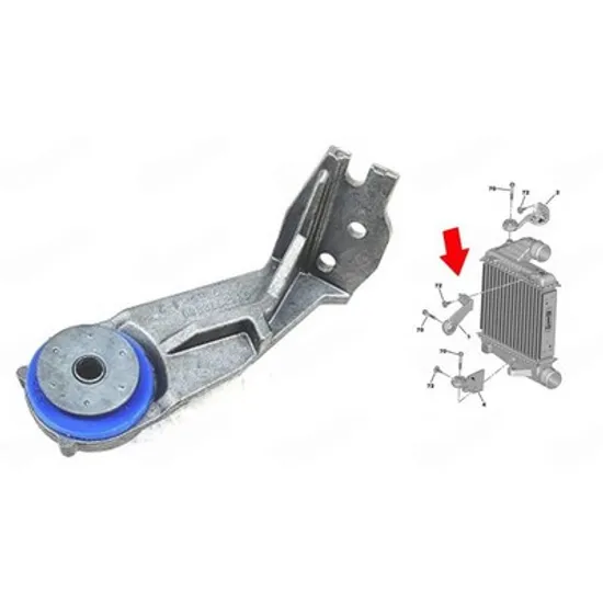 Suport Radiator PEUGEOT 5008 2 2016-> Suport Radiator intercooler superior STANGA Perioada 2020 2021 2022 2023 2024 2025