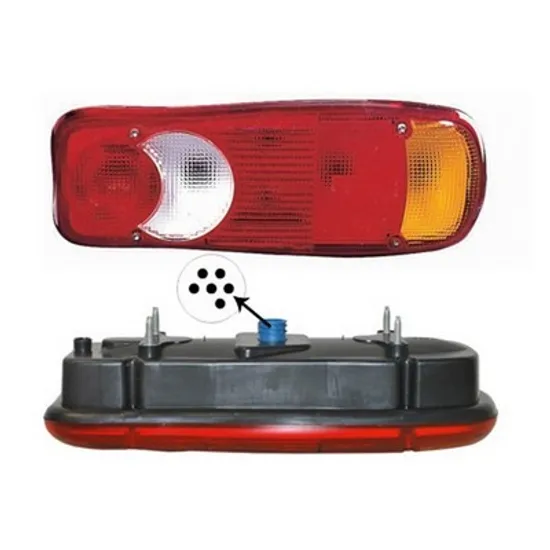 Stop Spate CITROEN JUMPER 2006-> Lampa spate complet (cab deschisa) dreapta Perioada 2014 2015 2016 2017 2018