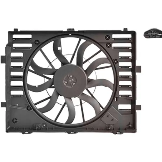 Ventilator motor VW TOUAREG 2010->2018 3.0 V6 TDI 150KW 204CP , pentru motor CASD, CJMA, CRCD, CVWA perioada 2010 2011 2012 2013 2014 2015 2016 2017 2018