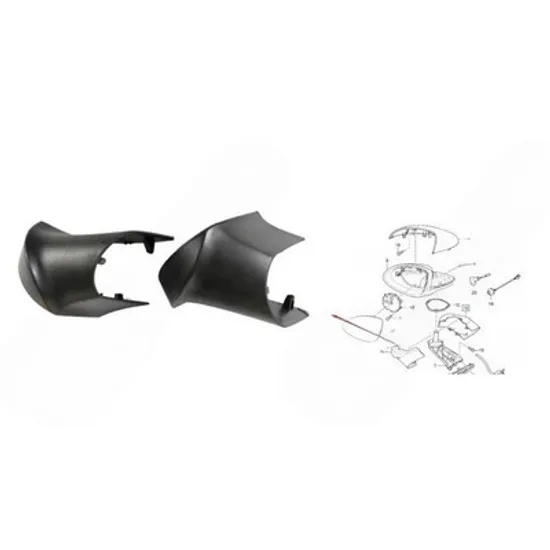 Capac Oglinda PORSCHE CAYENNE 92A 2010-> Capac Oglinda exterioara inferioara pentru vopsit (partea din spate) DREAPTA Perioada 2010 2011 2012 2013 2014 2015